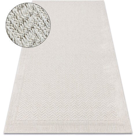 Tappeto ORIGI 3667 grigio - cordoncino in SISAL a tessitura piatta 175x270  cm