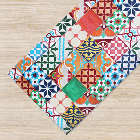 Tappeto passatoia antiscivolo made in Italy diversi modelli 50x100cm - Arancio
