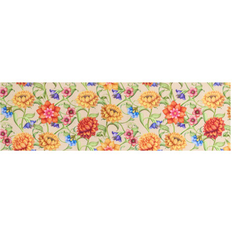 Tappeto Passatoia Cucina Antiscivolo Antimacchia Digitale Sprinty Dalia, misura52x320coloreDalia