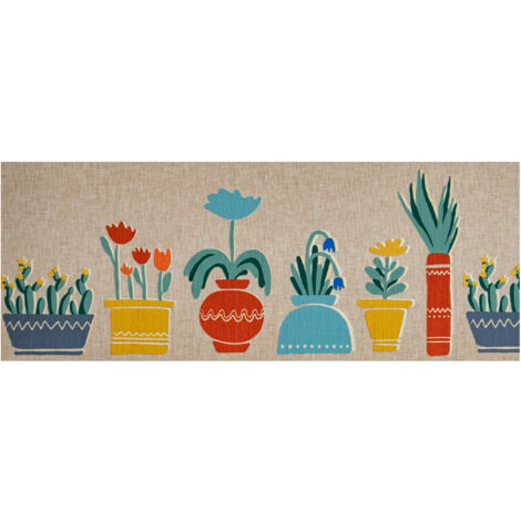 Tappeto Passatoia Cucina Antiscivolo Antisfilo Linea Futura Pot By Suardi, misura52x50colorePot