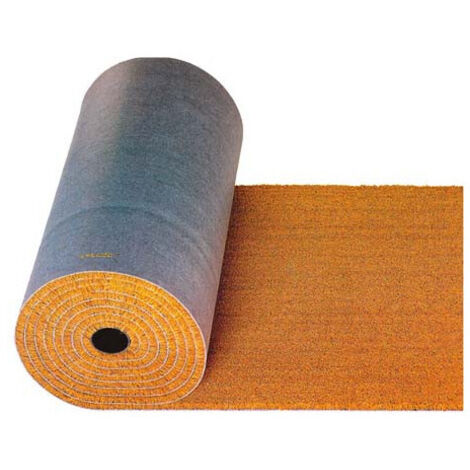 Tappeto passatoia per ingresso negozi in cocco e vinile rotolo 100 o 200 cm Brixo - 200 CM