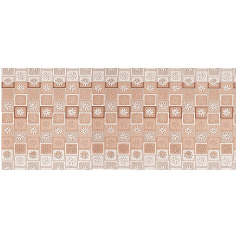 Tappeto Passatoia Tessuto Jacquard Linea Emozioni Dis Floreale Frizzy Rosato, misura57x280coloreRosato