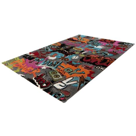 Tappeto per bambini e adolescenti 290x200cm, design F404E colori multicolori - Comfort ed eleganza per il tuo interno