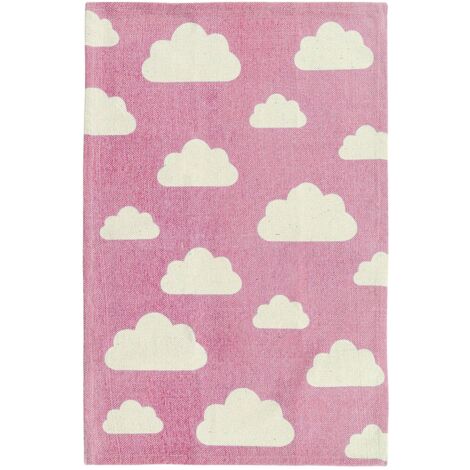 Tappeto cameretta bambina nuvola rosa - Floorita SRL