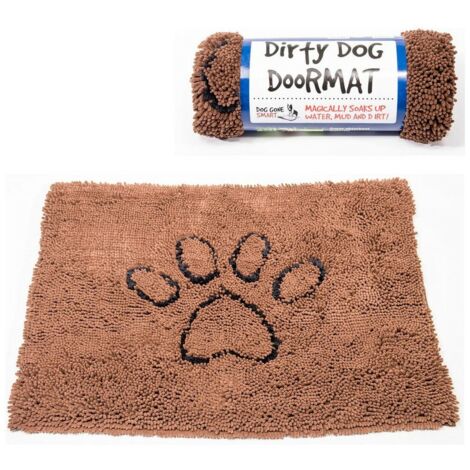 Tappeto per cani Dog Gone Smart Microfibre Marrone (79 x 51 cm)