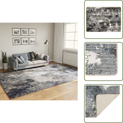 Tappeto per casa - vidaXL Tappeto Lavabile Multicolore 190x300 cm Antiscivolo - Tappeto per stanze