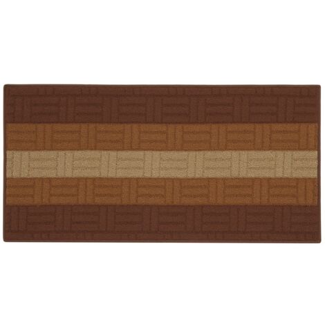 TAPPETO PER CUCINA MIA 50X 80 CM MARRONE