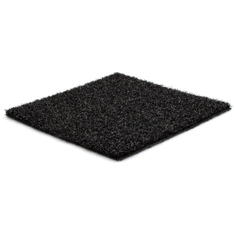 Tappeto per esterni Durham - Larghezza del nastro 100 cm - Spessore 13,5 mm - Nero - Per metro lineare