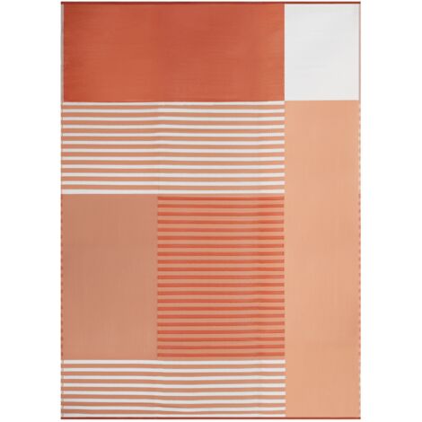 Tappeto per esterni GEOMETRIC terracotta 270 x 370 CM