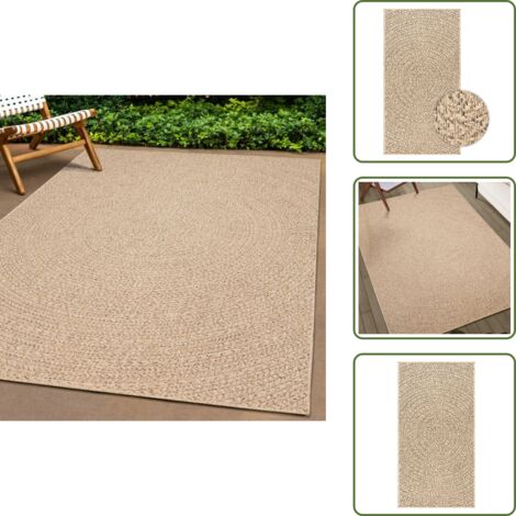 Tappeto per interni e esterni - vidaXL Tappeto ZIZUR 60x110 cm Aspetto Iuta per Interni ed Esterni - Tappeto antiscivolo