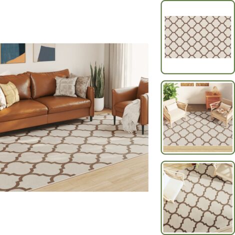 Tappeto per terrazza - vidaXL Tappeto a Pelo Corto Multicolore 190x300 cm Interni/Esterni - Tappeto antiscivolo