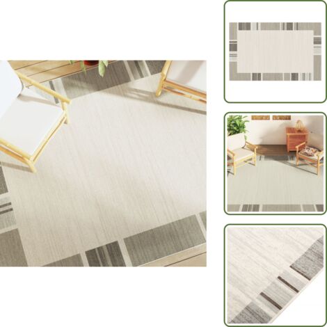 Tappeto per terrazze - vidaXL Tappeto a Pelo Corto Multicolore 190x300 cm Interni/Esterni - Tappeto per uffici