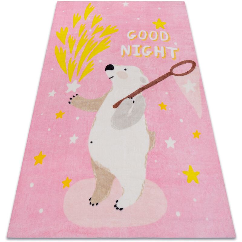 Tappeto PLAY orso stelle G4016-5 rosa pink 160x215...