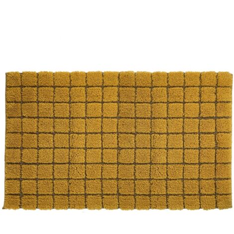TAPPETO PLAZA 60X110CM OLD GOLD IN COTONE