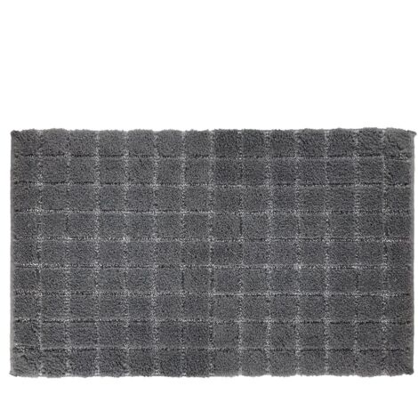 TAPPETO PLAZA 60X110CM PIOMBO IN COTONE