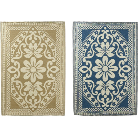 TAPPETO RETTANGOLARE DECO FLOREALE D150CM IN POLIPROPILENE MODELLO ASSORTITO