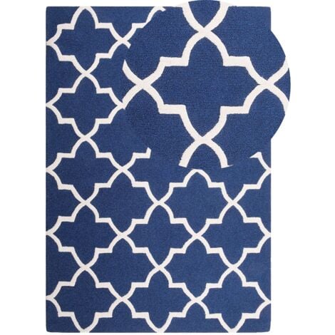 Tappeto blu scuro milano unit Dark Blue