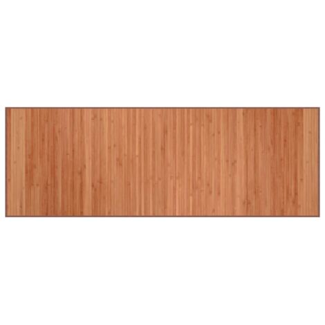 Tappeto Rettangolare Marrone 70x200 cm in Bambù vidaXL