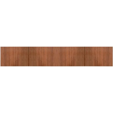 Tappeto Rettangolare Marrone 70x400 cm in Bambù vidaXL