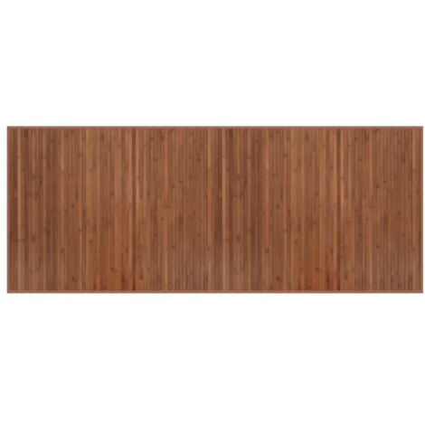 Tappeto Rettangolare Marrone 80x200 cm in Bambù vidaXL