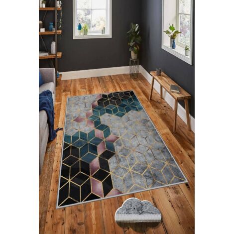 Tappeto Sandusky, Stuoia, Passatoia, Scendiletto, Multicolore, 180x280 cm