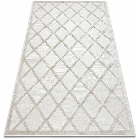 Tappeto SANTO SIZAL 58365B reticolo beige beige 140x190 cm