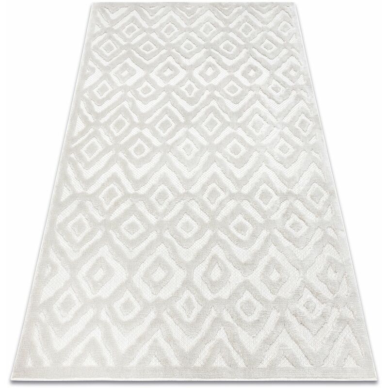 Tappeto SANTO SIZAL 58381 diamanti, zigzag beige