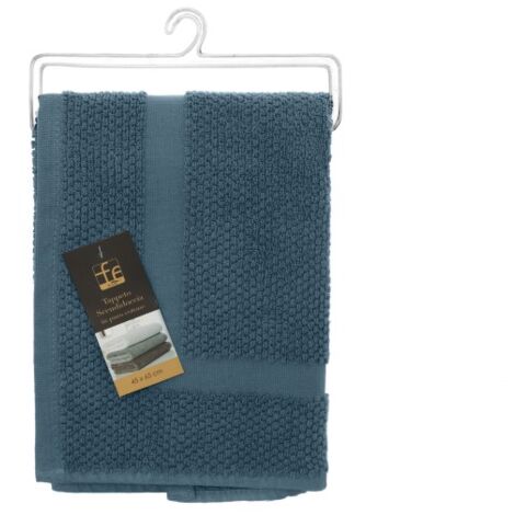 TAPPETO SCENDIDOCCIA GOLD 45X65CM BLU PASTELLO.