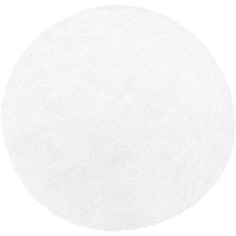 Tappeto shaggy bianco ø 140 cm Demre