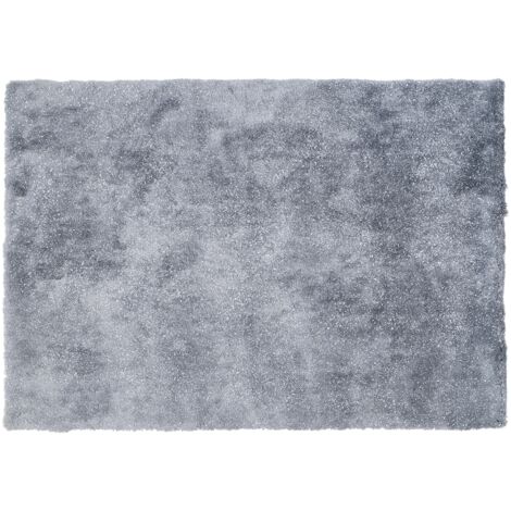 Tappeto Shaggy a pelo lungo 160 x 230 cm Antracite MILINIO