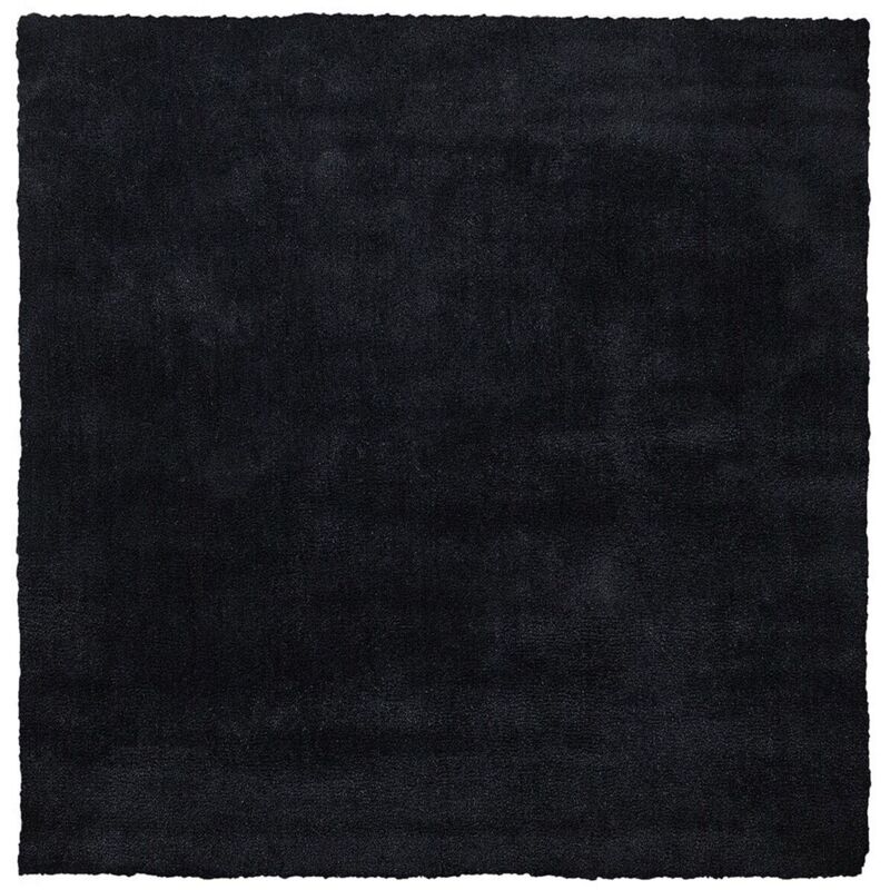 Tappeto shaggy nero 200 x 200 cm Demre