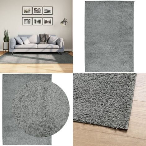 Tappeto Shaggy PAMPLONA a Pelo Lungo Moderno Verde 140x200 cm - Tappeto verde - Tappeto morbido
