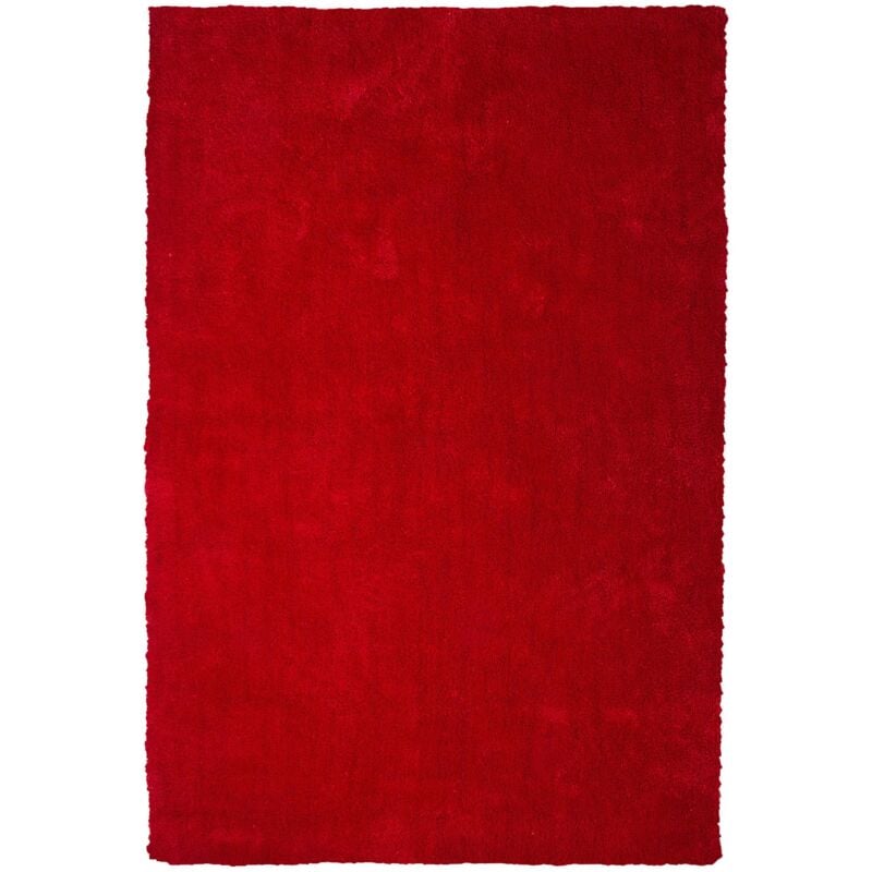 Beliani - Tappeto shaggy rosso 160 x 230 cm Demre