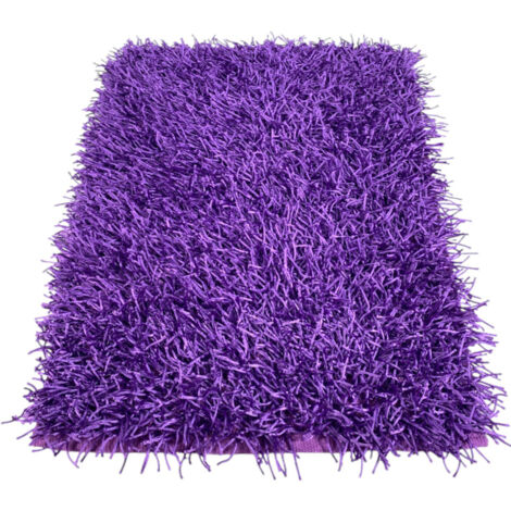 TAPPETO SHAGGY VIOLA LILLA MODERNO tutte le misure Cm. 200x300