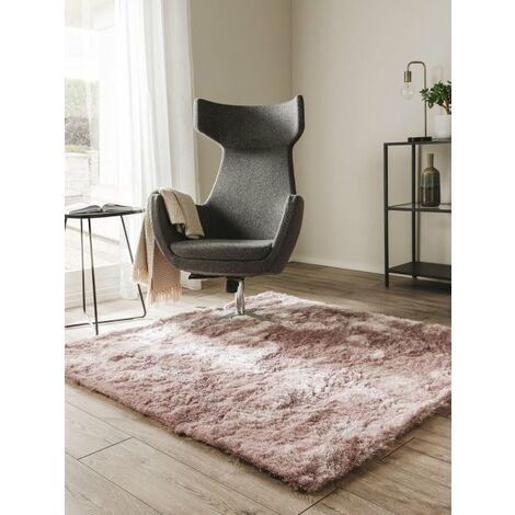 Tappeto shaggy WHISPER colore turchese stile glamour 80x150 CM