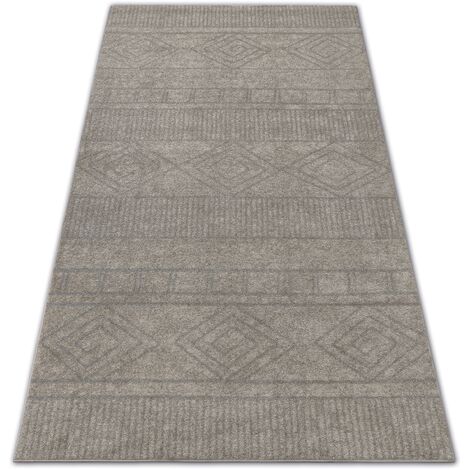 Tappeto SOFT 8047 RUTA BOHO crema / chiaromarrone 140x190 cm