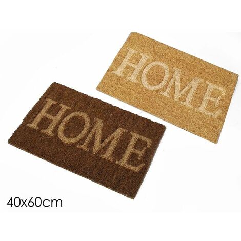 Tappeto tappetino da esterno zerbino in cocco per ingresso porta portone 40x60cm - decoro: decoro 1
