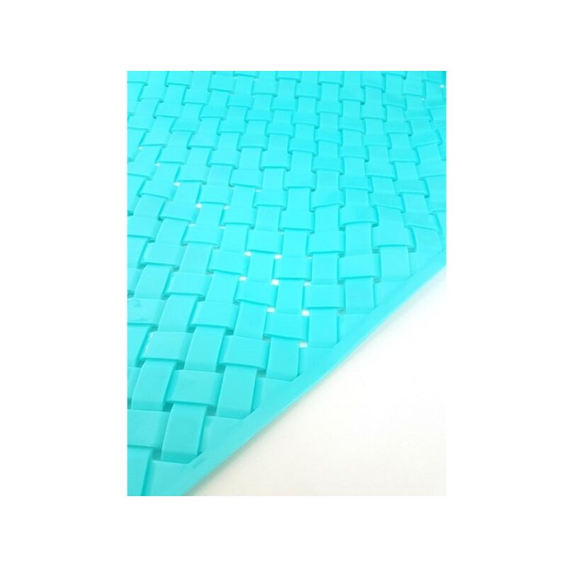 Tappetino da Bagno in plastica mDesign Tappetino per Doccia Rettangolare in PVC Grigio Tappeto Antiscivolo con Ventose