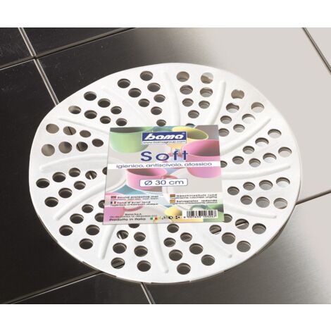 TAPPETO TAPPETINO PER LAVELLO SOFT TONDO DIAMETRO 30 CM COLORI ASSORTITI SET 5 PEZZI - BAMA