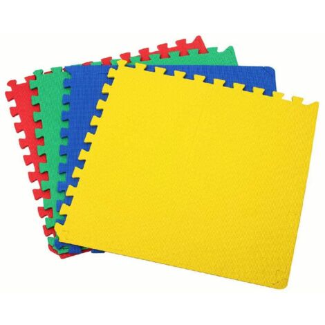 TAPPETO TAPPETINO PUZZLE IN GOMMA BAMBINO BIMBI GIOCO 4 PZ 60 x 90 x 2,2 CM 902