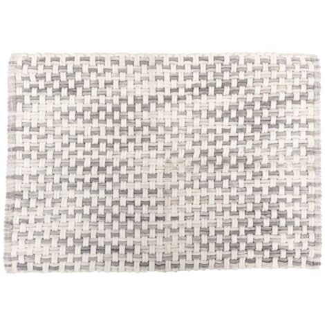Tappeto tessuto grigio 50x75cm - 5five