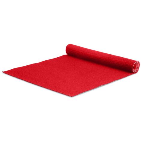 Tappeto Torrance - Larghezza 200 cm - Spessore 2 mm - Rosso - Per metro lineare