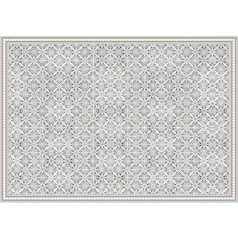 Tappeto vinilico per interni ed esterni con piastrelle marocchine 200 x 140 cm