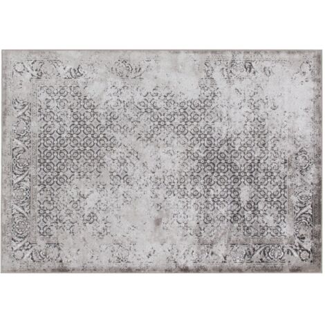 tappeto "vintage" classico antracite, 200x290 cm