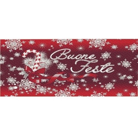 TAPPETO ZERBINO TAPPETINO BUONE FESTE CH103/1 CM.50X80