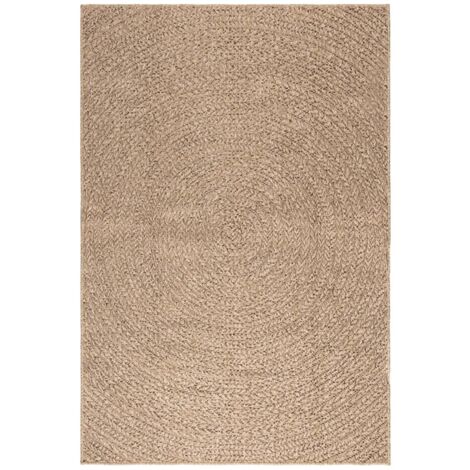 Tappeto ZIZUR 120x170 cm Aspetto Iuta per Interni ed Esterni vidaXL