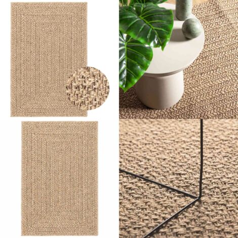 Tappeto ZIZUR 200x290 cm Aspetto Iuta per Interni ed Esterni - Tappeto da esterno - Tappeto in PP