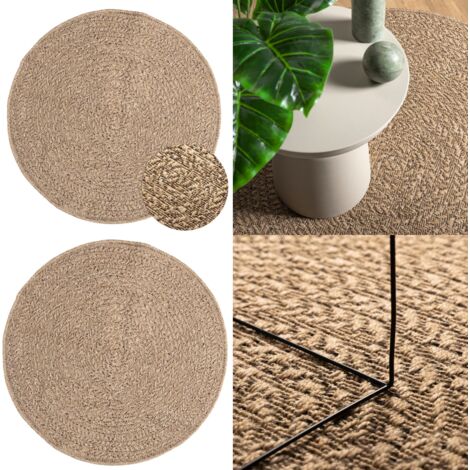 Tappeto ZIZUR 90 cm Aspetto Iuta per Interni ed Esterni - Tappeto interno - Tappeto juta