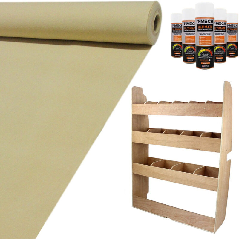 Camper Van Lining Carpet 11m2 Wheat 4 Way Super Stretch & Ford