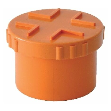 TAPPI A VITE IN PVC ROSSO Diam. 63